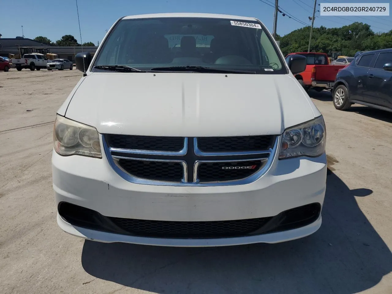 2C4RDGBG2GR240729 2016 Dodge Grand Caravan Se