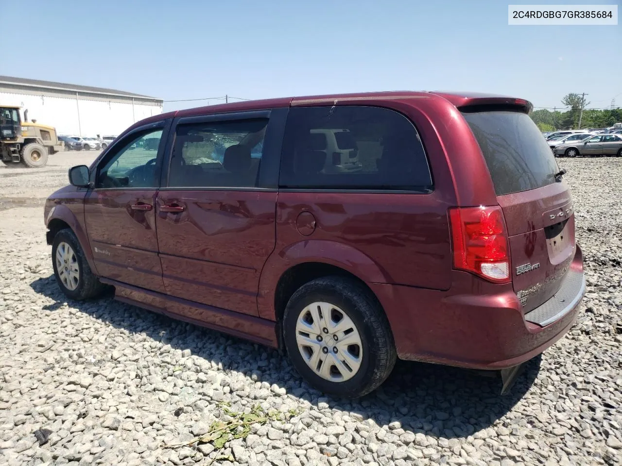 2C4RDGBG7GR385684 2016 Dodge Grand Caravan Se