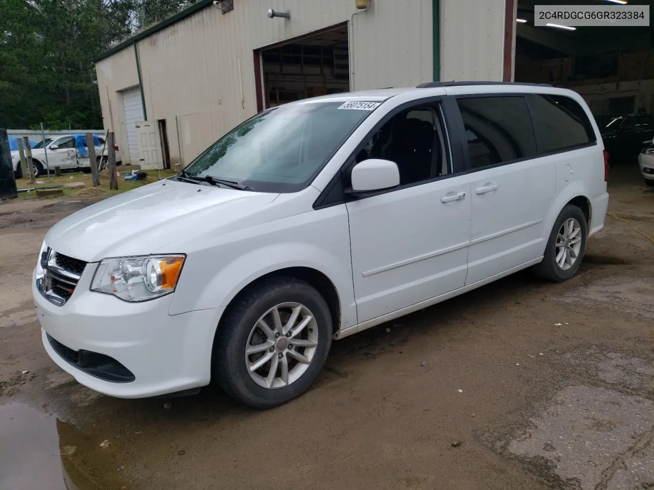 2016 Dodge Grand Caravan Sxt VIN: 2C4RDGCG6GR323384 Lot: 56075154