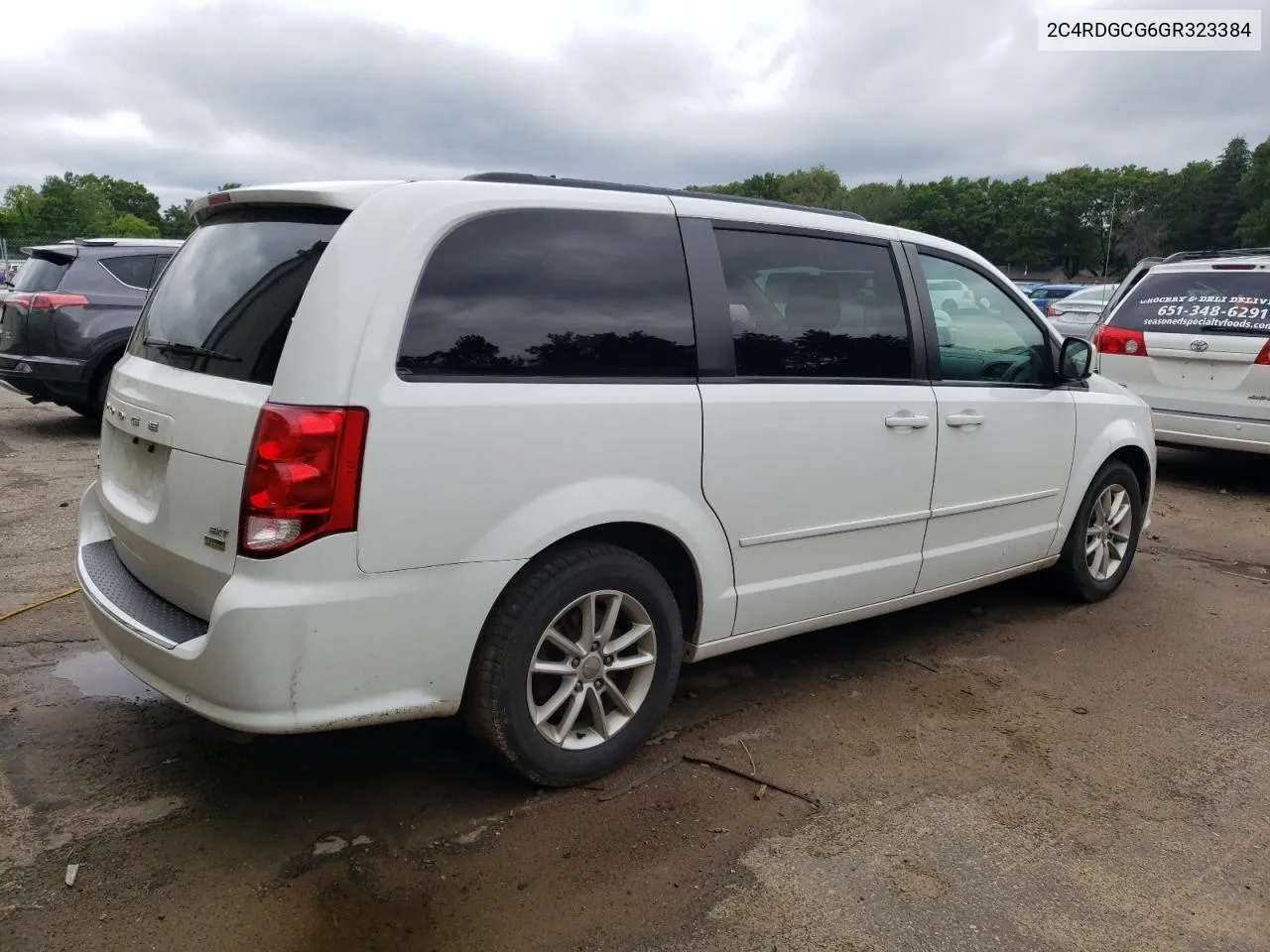 2016 Dodge Grand Caravan Sxt VIN: 2C4RDGCG6GR323384 Lot: 56075154