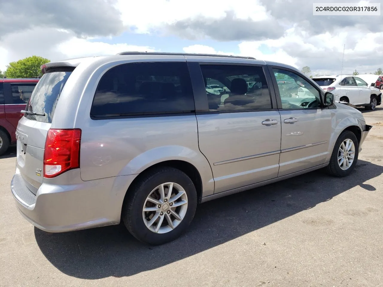 2016 Dodge Grand Caravan Sxt VIN: 2C4RDGCG2GR317856 Lot: 56353614