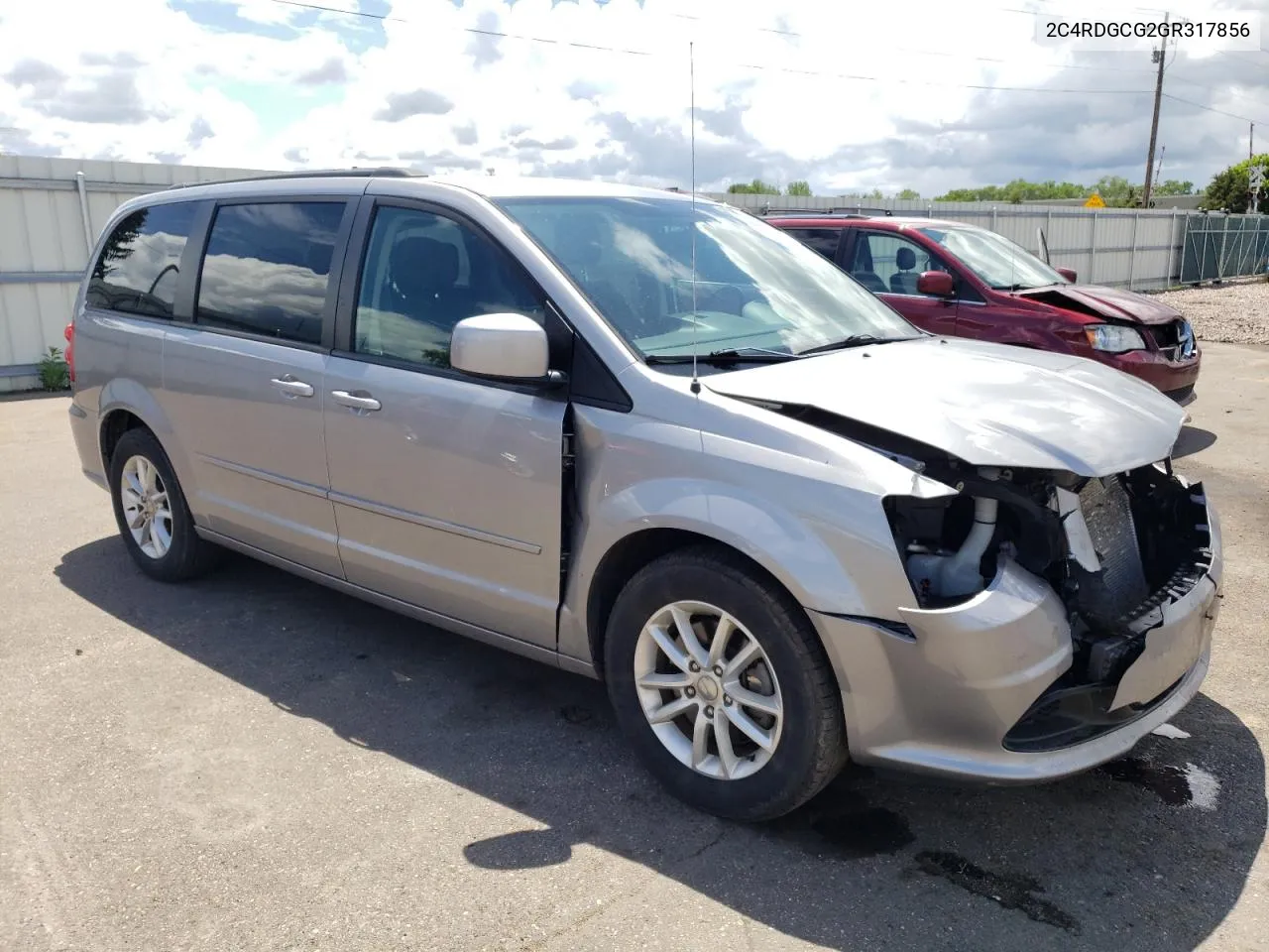 2016 Dodge Grand Caravan Sxt VIN: 2C4RDGCG2GR317856 Lot: 56353614