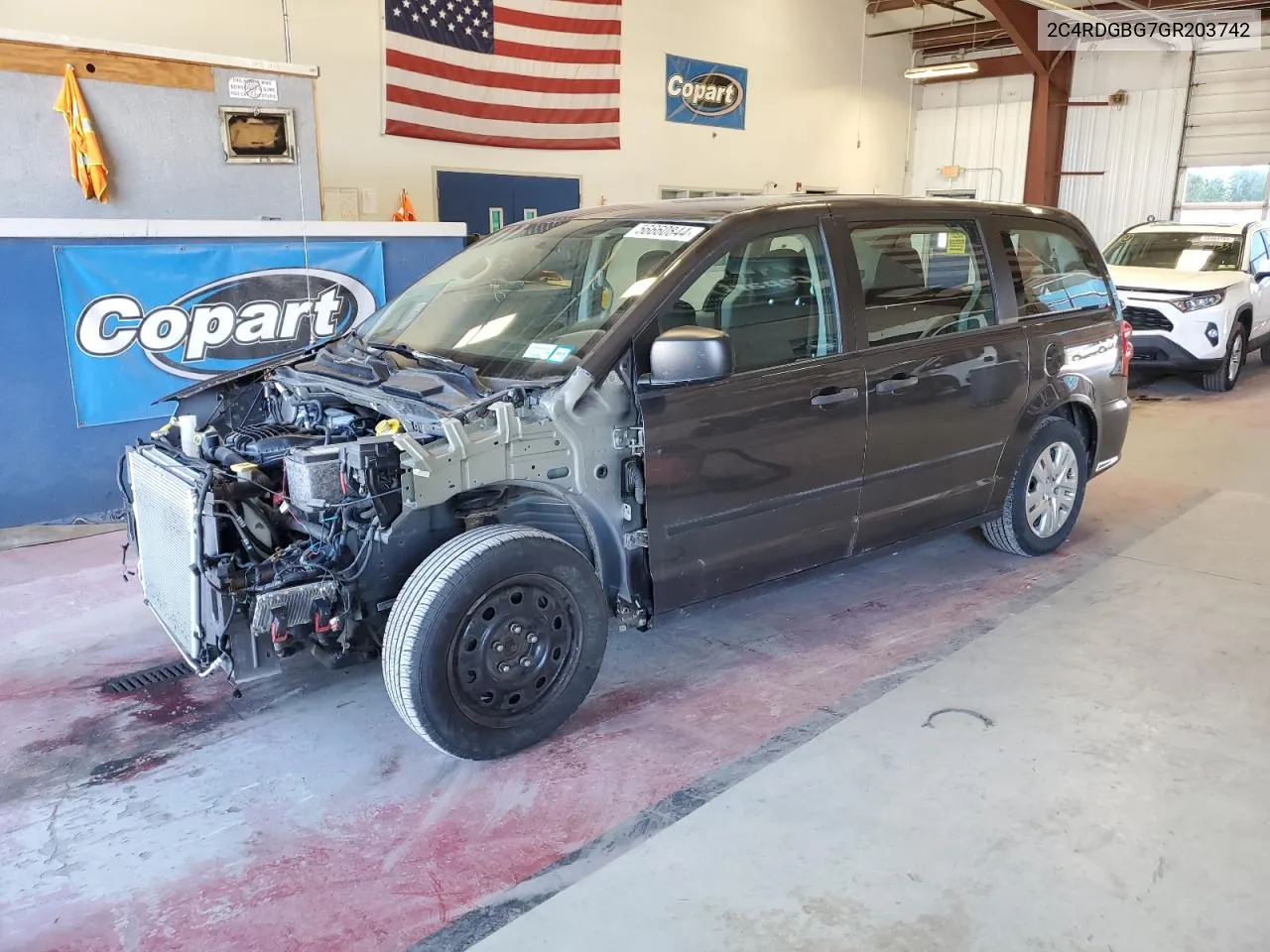 2016 Dodge Grand Caravan Se VIN: 2C4RDGBG7GR203742 Lot: 56660844