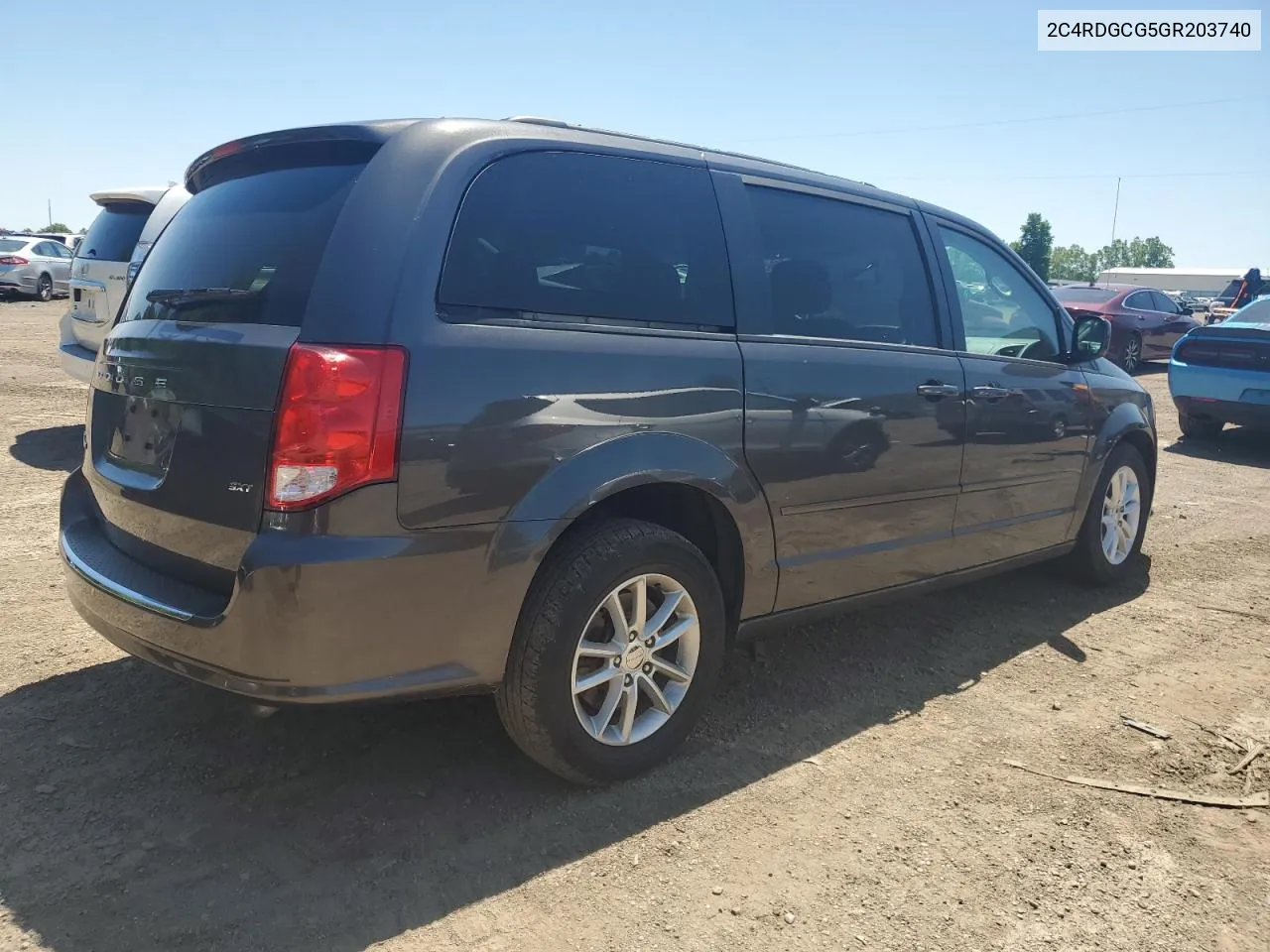 2C4RDGCG5GR203740 2016 Dodge Grand Caravan Sxt