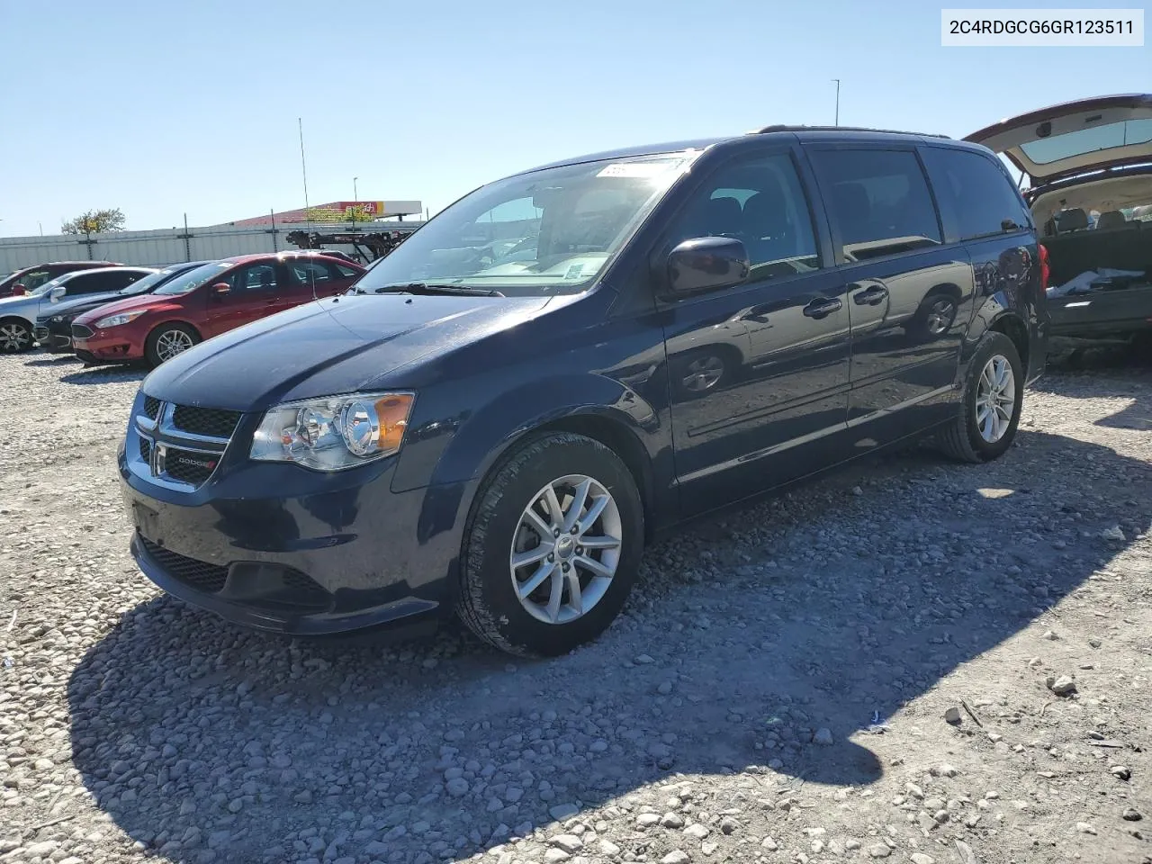 2C4RDGCG6GR123511 2016 Dodge Grand Caravan Sxt