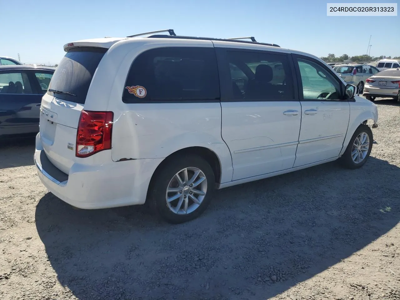 2016 Dodge Grand Caravan Sxt VIN: 2C4RDGCG2GR313323 Lot: 57105204