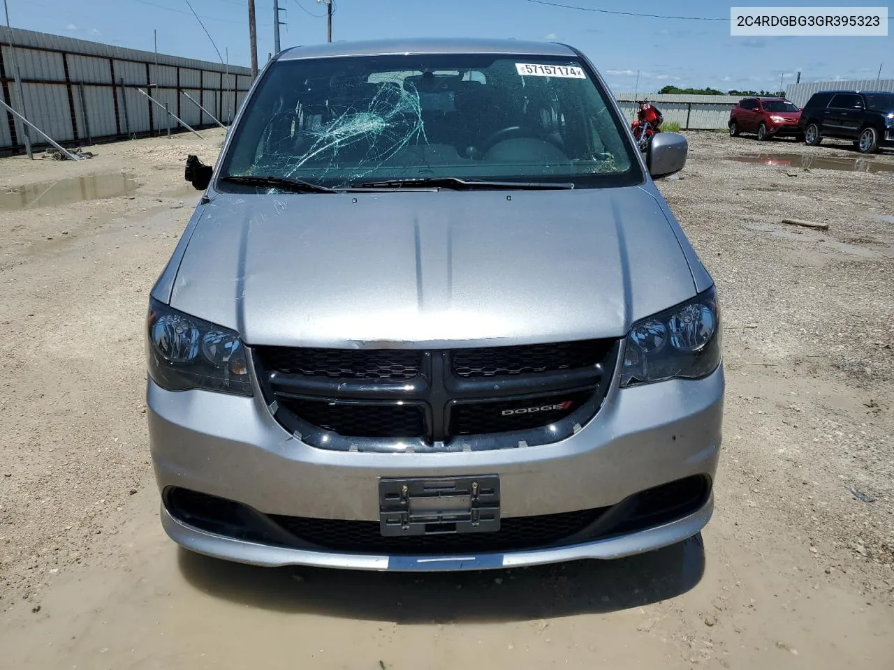 2016 Dodge Grand Caravan Se VIN: 2C4RDGBG3GR395323 Lot: 57157174