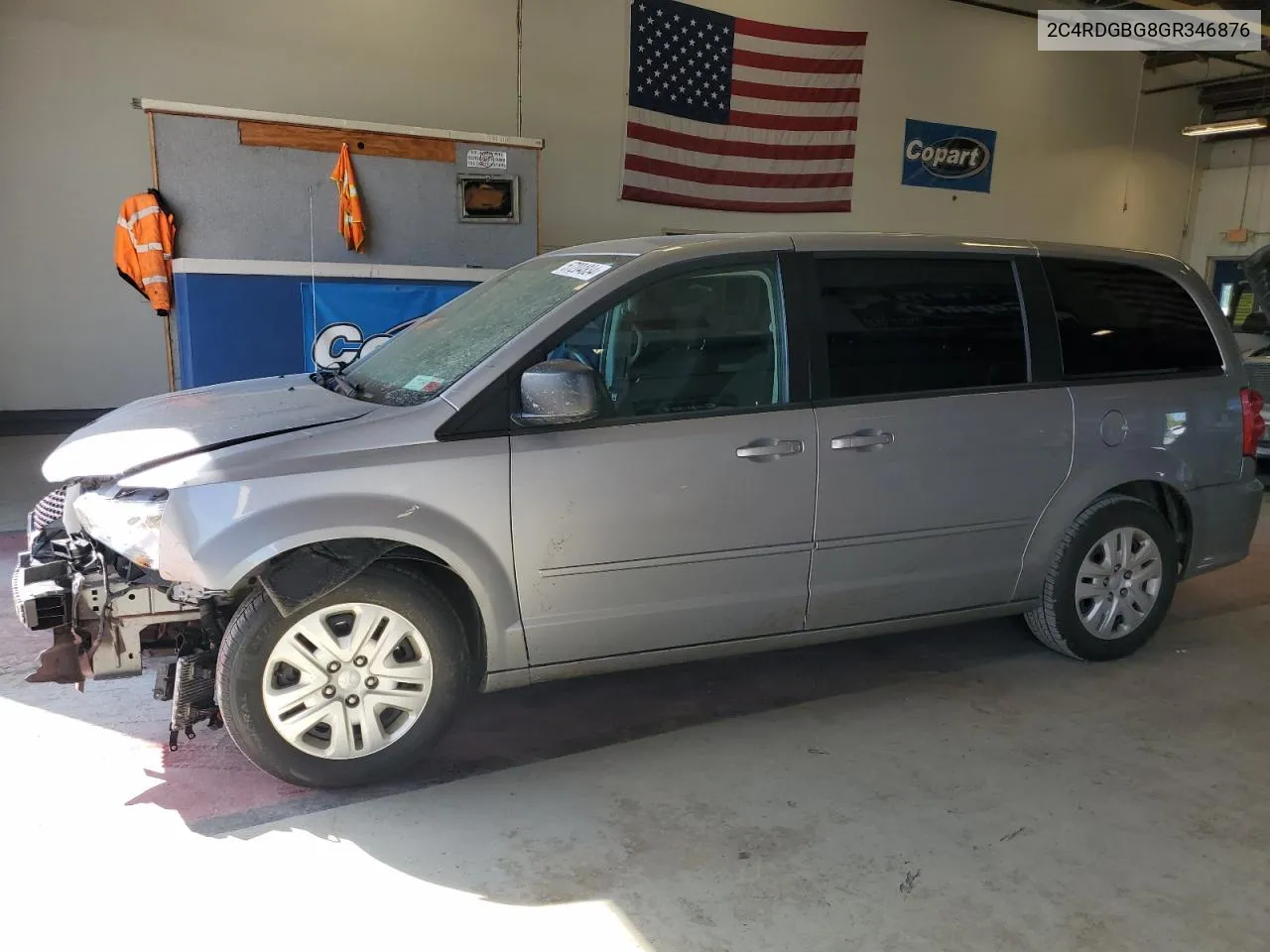 2C4RDGBG8GR346876 2016 Dodge Grand Caravan Se