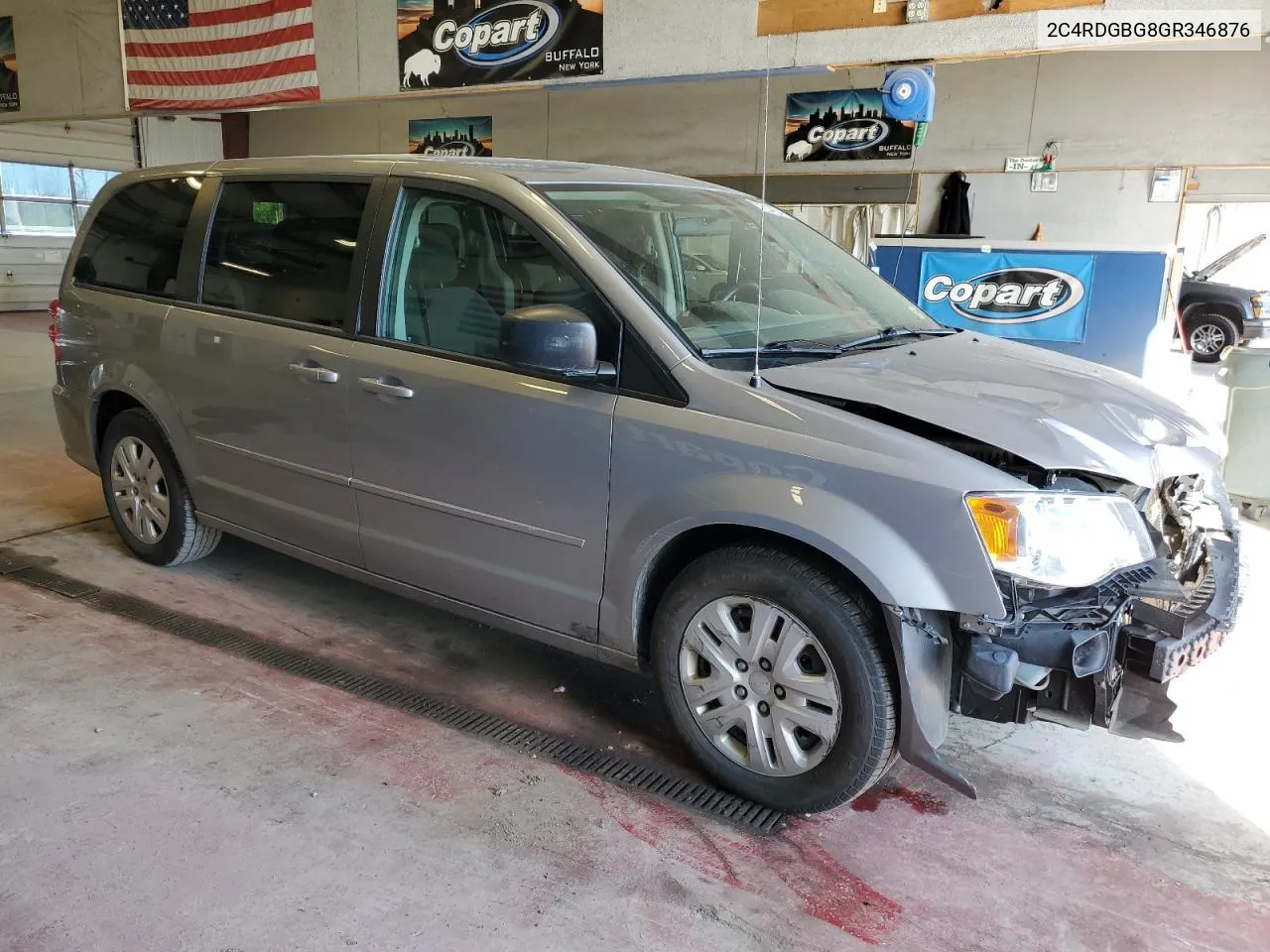 2016 Dodge Grand Caravan Se VIN: 2C4RDGBG8GR346876 Lot: 57204834