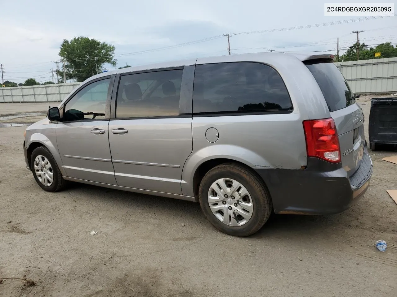 2016 Dodge Grand Caravan Se VIN: 2C4RDGBGXGR205095 Lot: 57216444