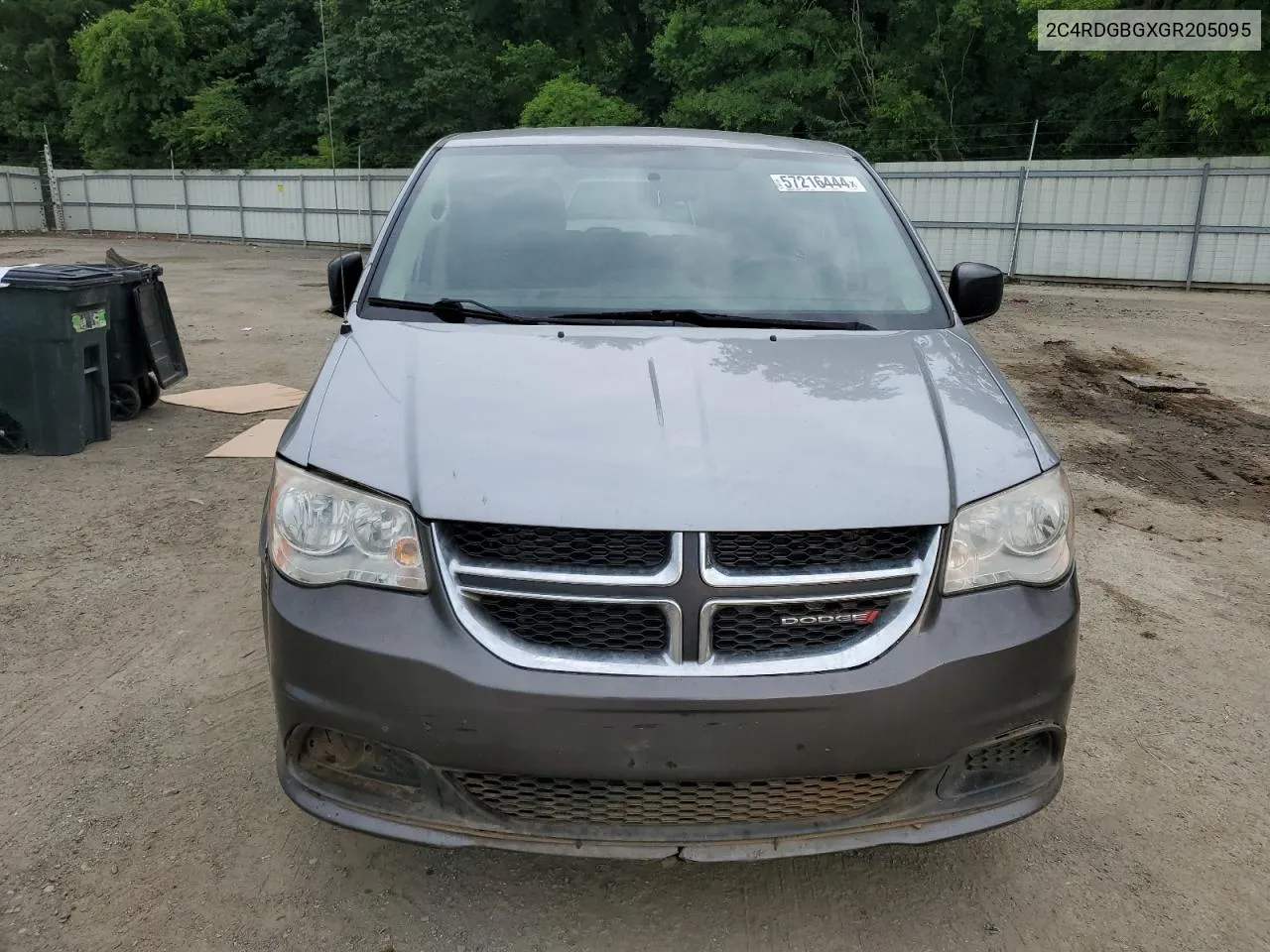 2C4RDGBGXGR205095 2016 Dodge Grand Caravan Se