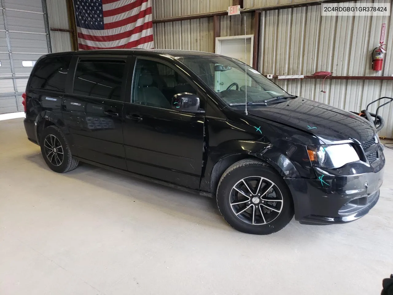 2016 Dodge Grand Caravan Se VIN: 2C4RDGBG1GR378424 Lot: 57340904