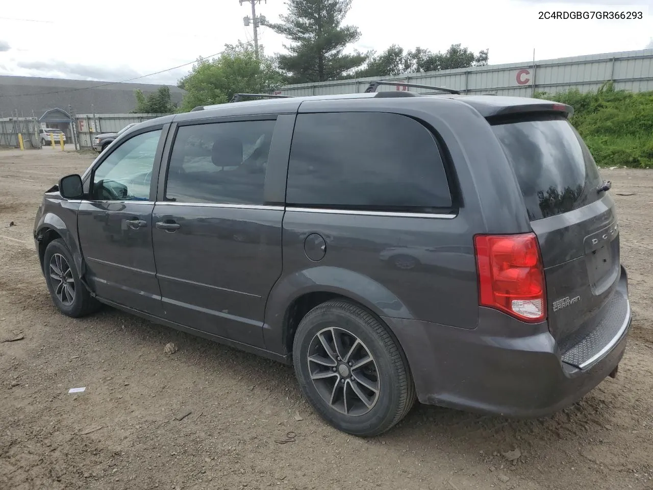 2C4RDGBG7GR366293 2016 Dodge Grand Caravan Se