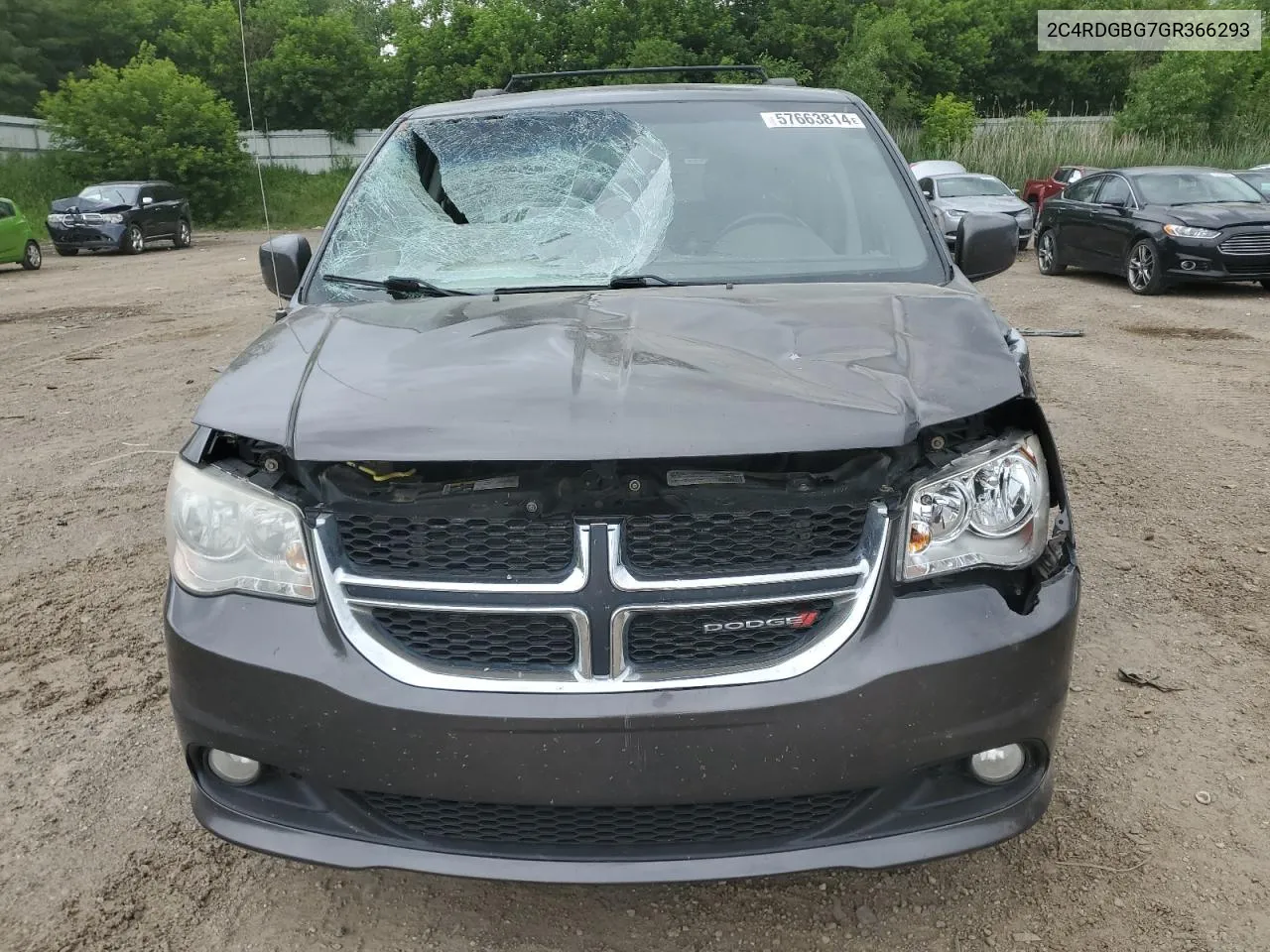 2016 Dodge Grand Caravan Se VIN: 2C4RDGBG7GR366293 Lot: 57663814