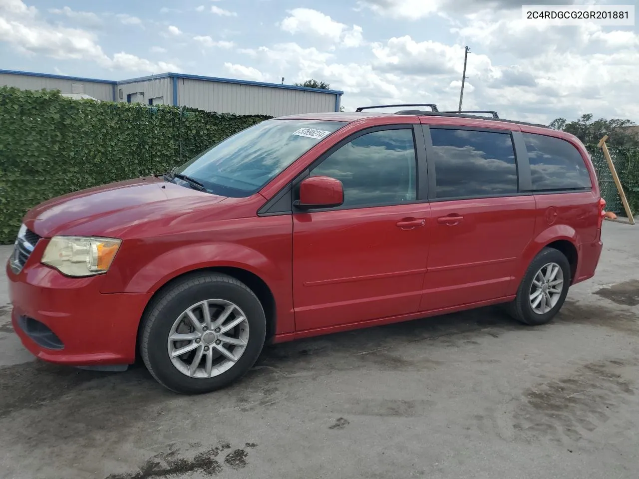 2016 Dodge Grand Caravan Sxt VIN: 2C4RDGCG2GR201881 Lot: 57698214