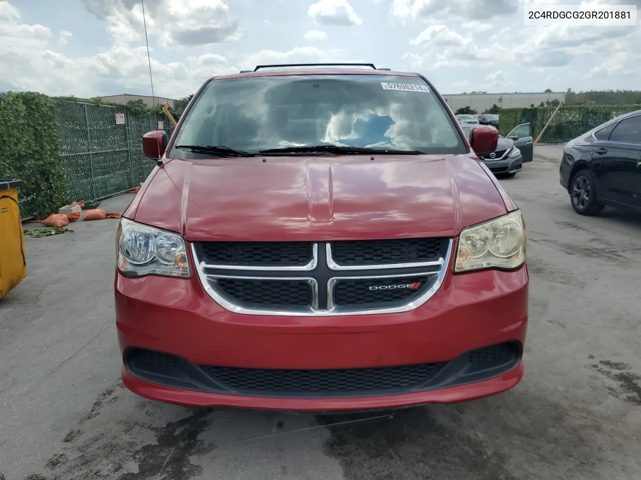 2016 Dodge Grand Caravan Sxt VIN: 2C4RDGCG2GR201881 Lot: 57698214