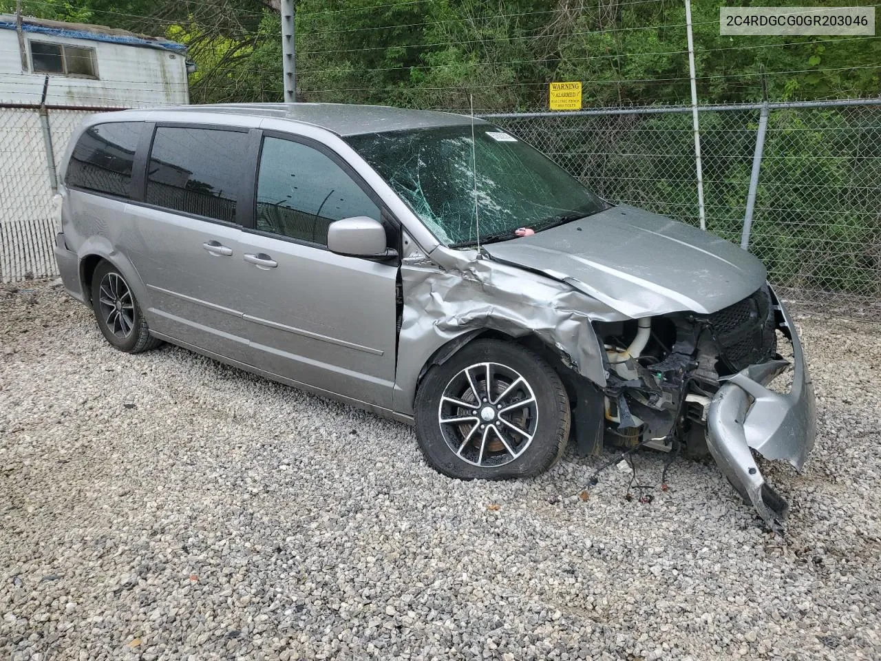 2016 Dodge Grand Caravan Sxt VIN: 2C4RDGCG0GR203046 Lot: 57820374