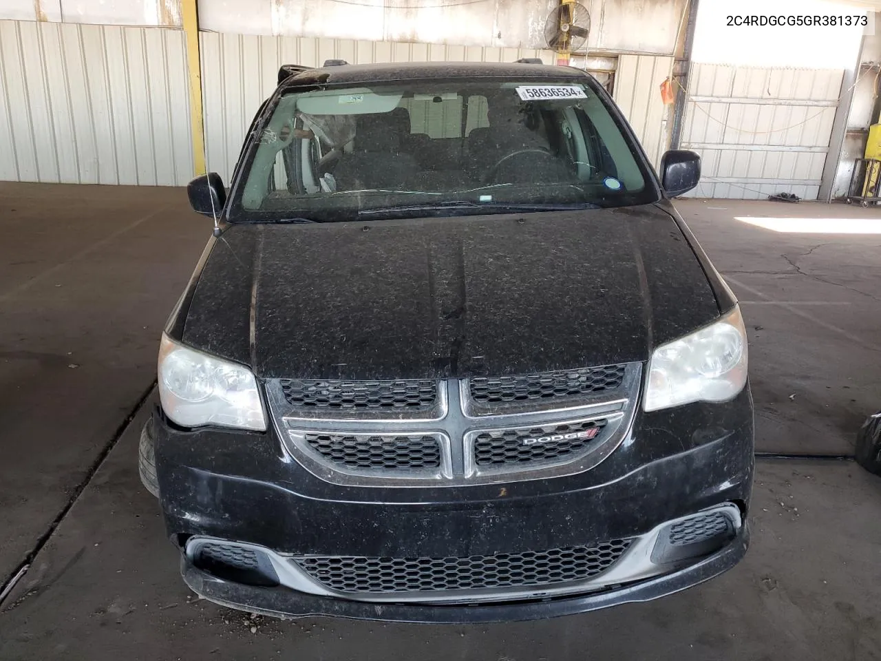 2016 Dodge Grand Caravan Sxt VIN: 2C4RDGCG5GR381373 Lot: 58636534