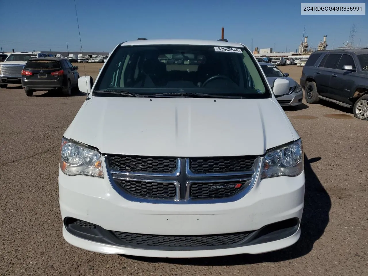 2016 Dodge Grand Caravan Sxt VIN: 2C4RDGCG4GR336991 Lot: 59966544