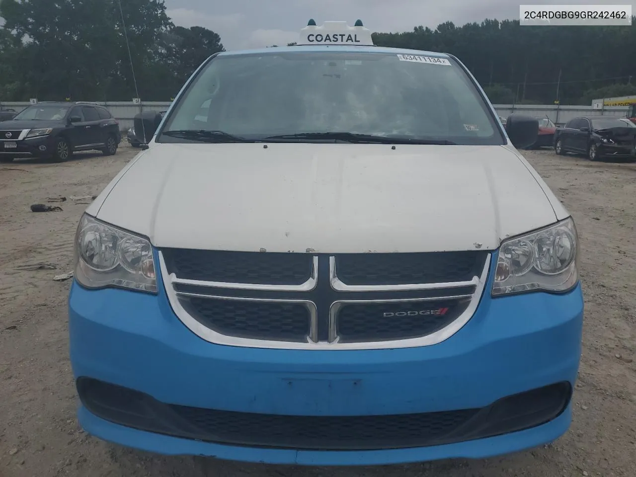 2016 Dodge Grand Caravan Se VIN: 2C4RDGBG9GR242462 Lot: 63411134