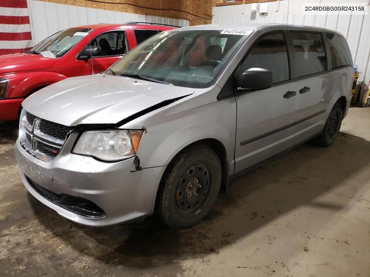 2C4RDGBG0GR243158 2016 Dodge Grand Caravan Se