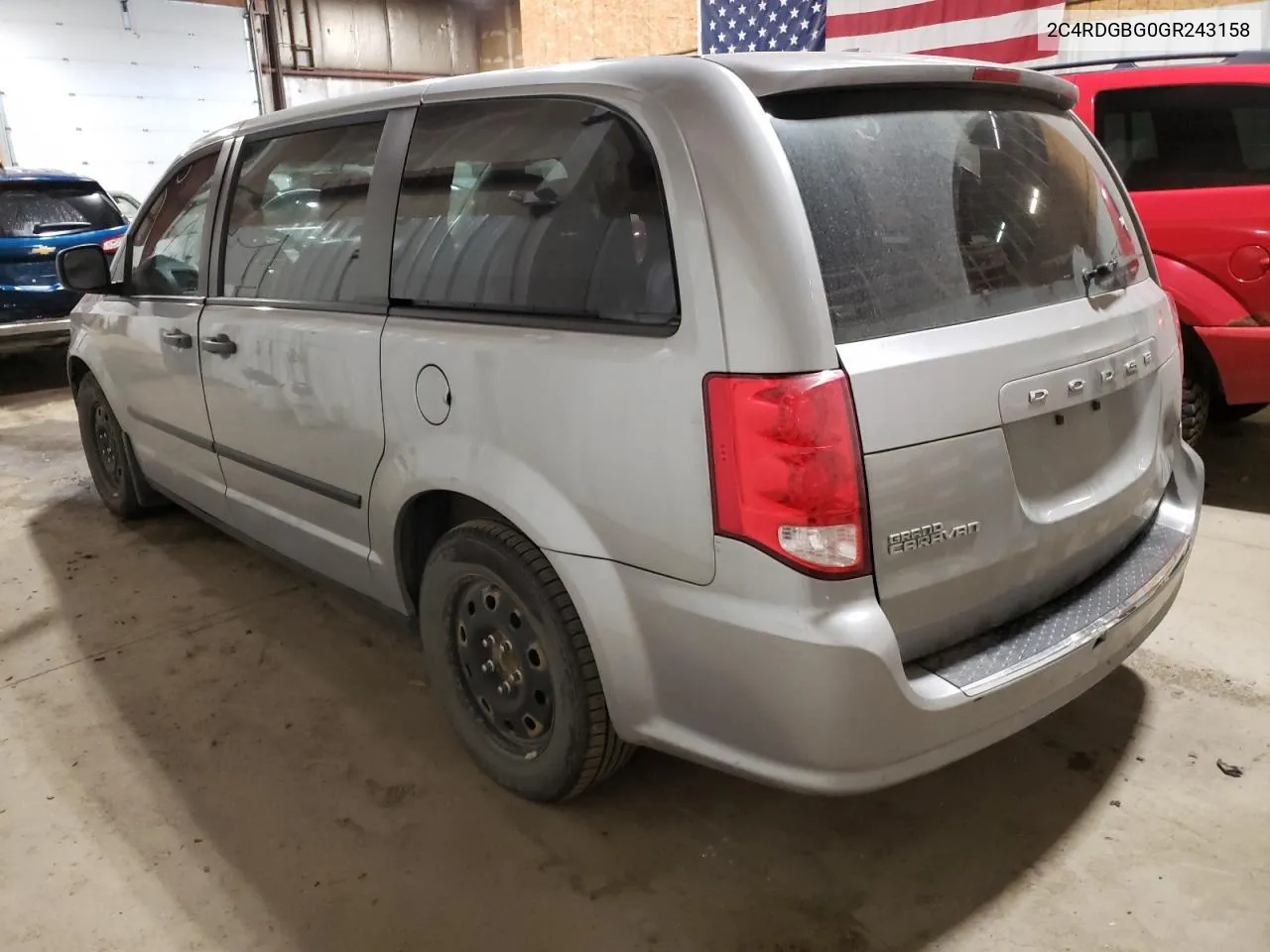 2016 Dodge Grand Caravan Se VIN: 2C4RDGBG0GR243158 Lot: 64224404