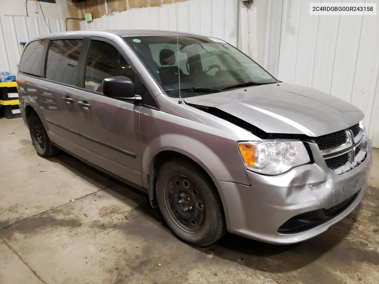 2016 Dodge Grand Caravan Se VIN: 2C4RDGBG0GR243158 Lot: 64224404