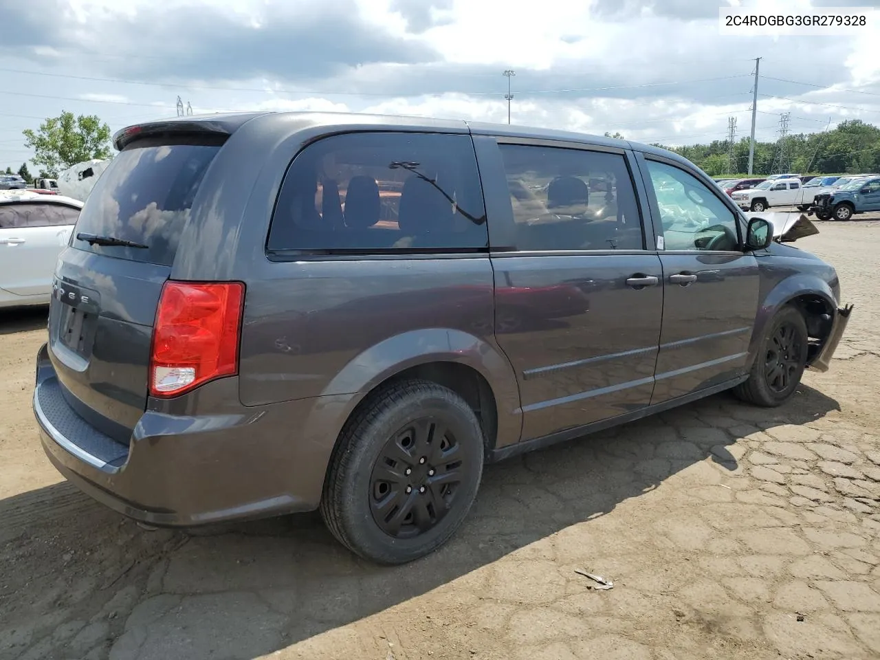 2C4RDGBG3GR279328 2016 Dodge Grand Caravan Se