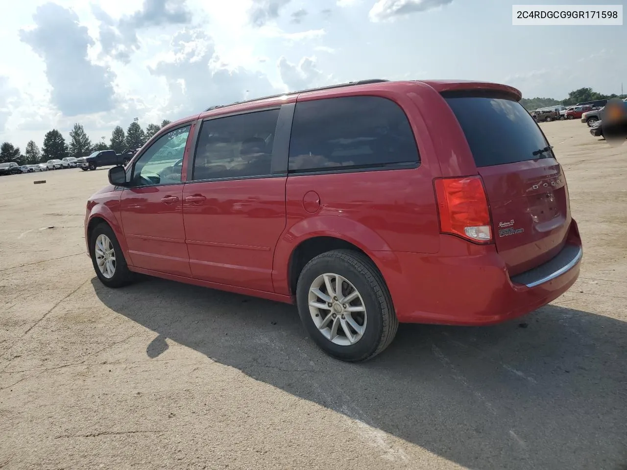 2C4RDGCG9GR171598 2016 Dodge Grand Caravan Sxt