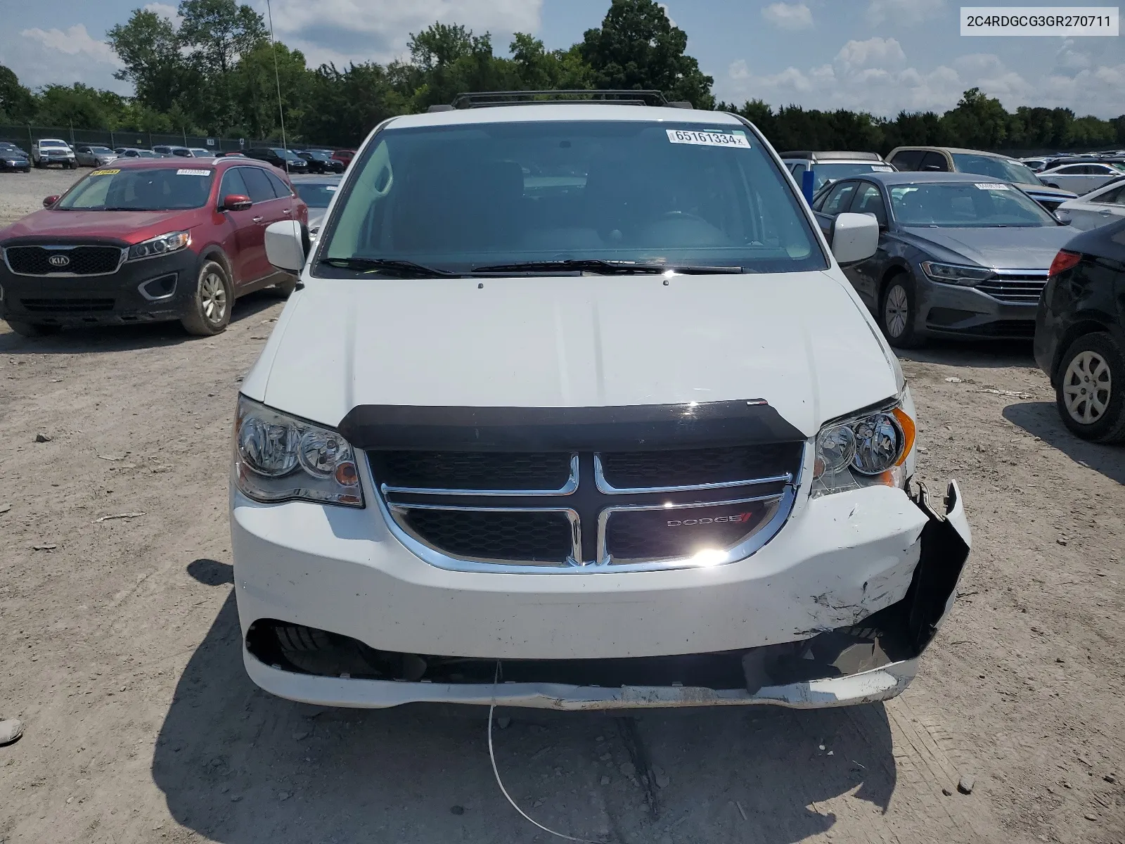 2016 Dodge Grand Caravan Sxt VIN: 2C4RDGCG3GR270711 Lot: 65161334