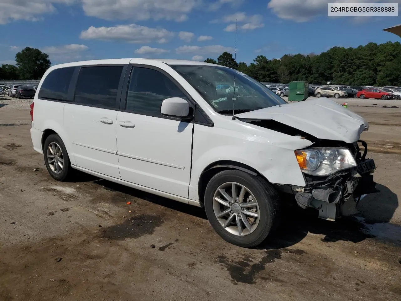 2016 Dodge Grand Caravan Se VIN: 2C4RDGBG5GR388888 Lot: 66478984