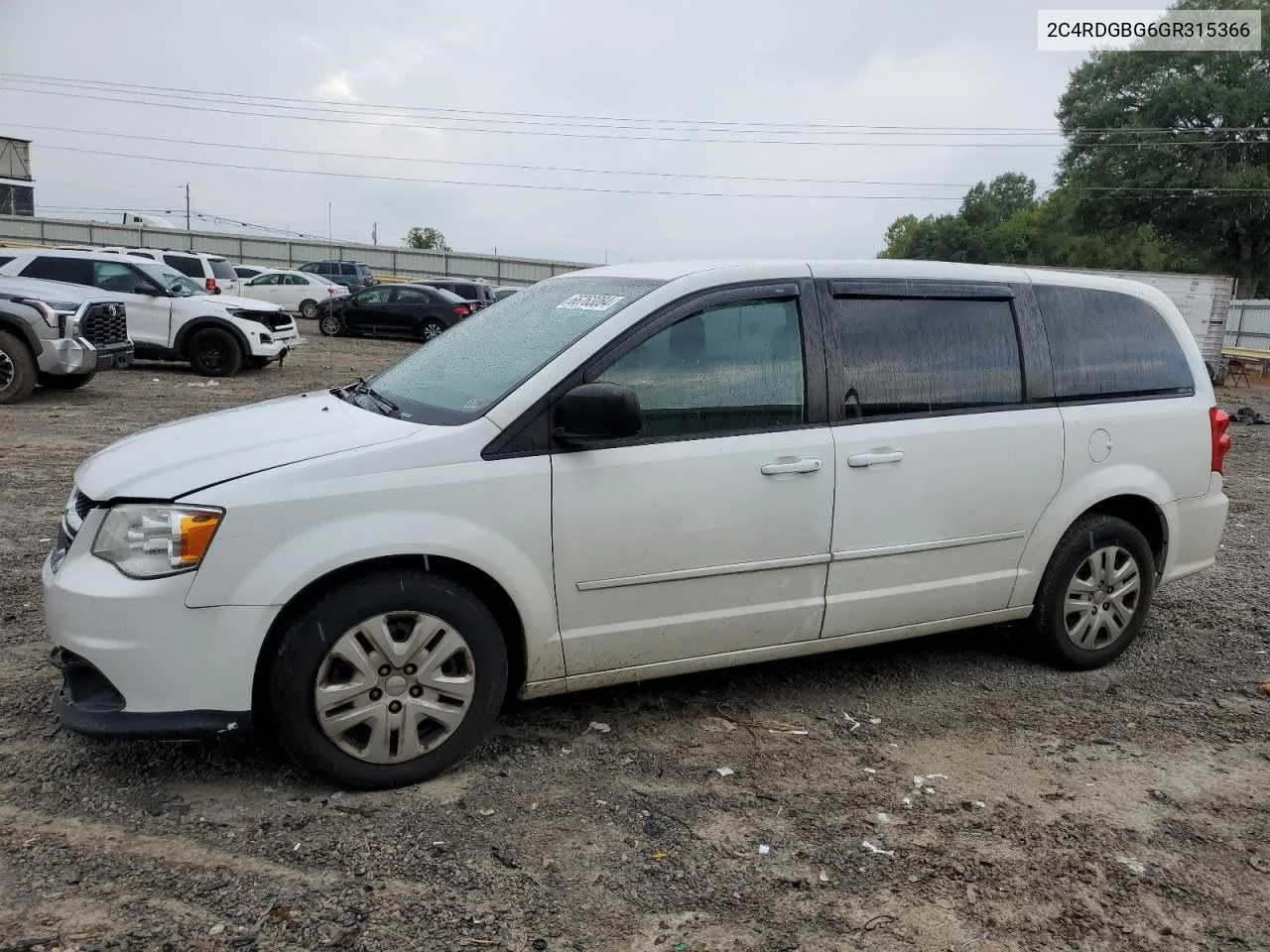 2C4RDGBG6GR315366 2016 Dodge Grand Caravan Se