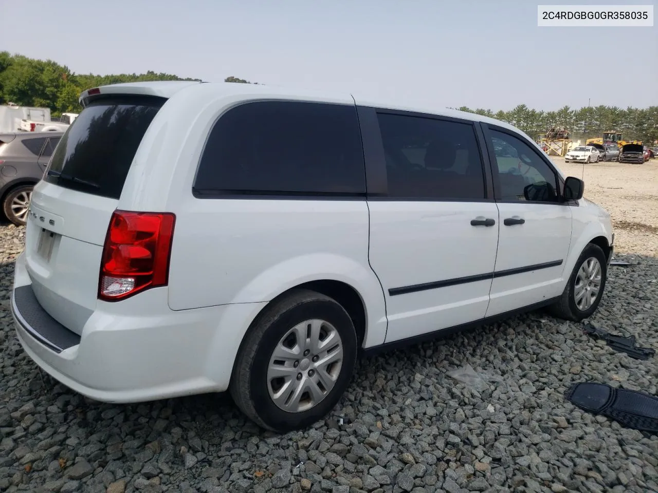 2016 Dodge Grand Caravan Se VIN: 2C4RDGBG0GR358035 Lot: 67007534