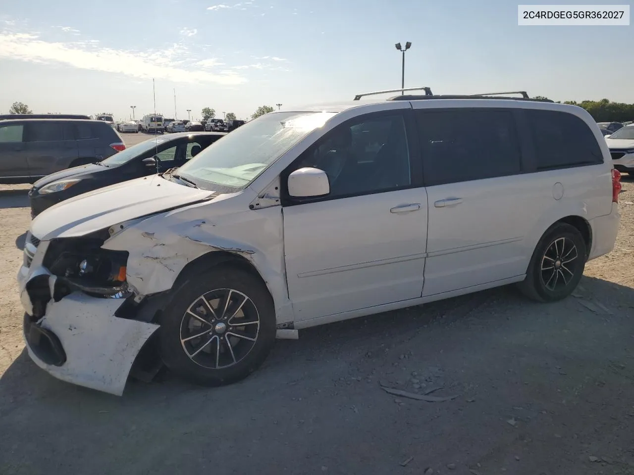 2C4RDGEG5GR362027 2016 Dodge Grand Caravan R/T