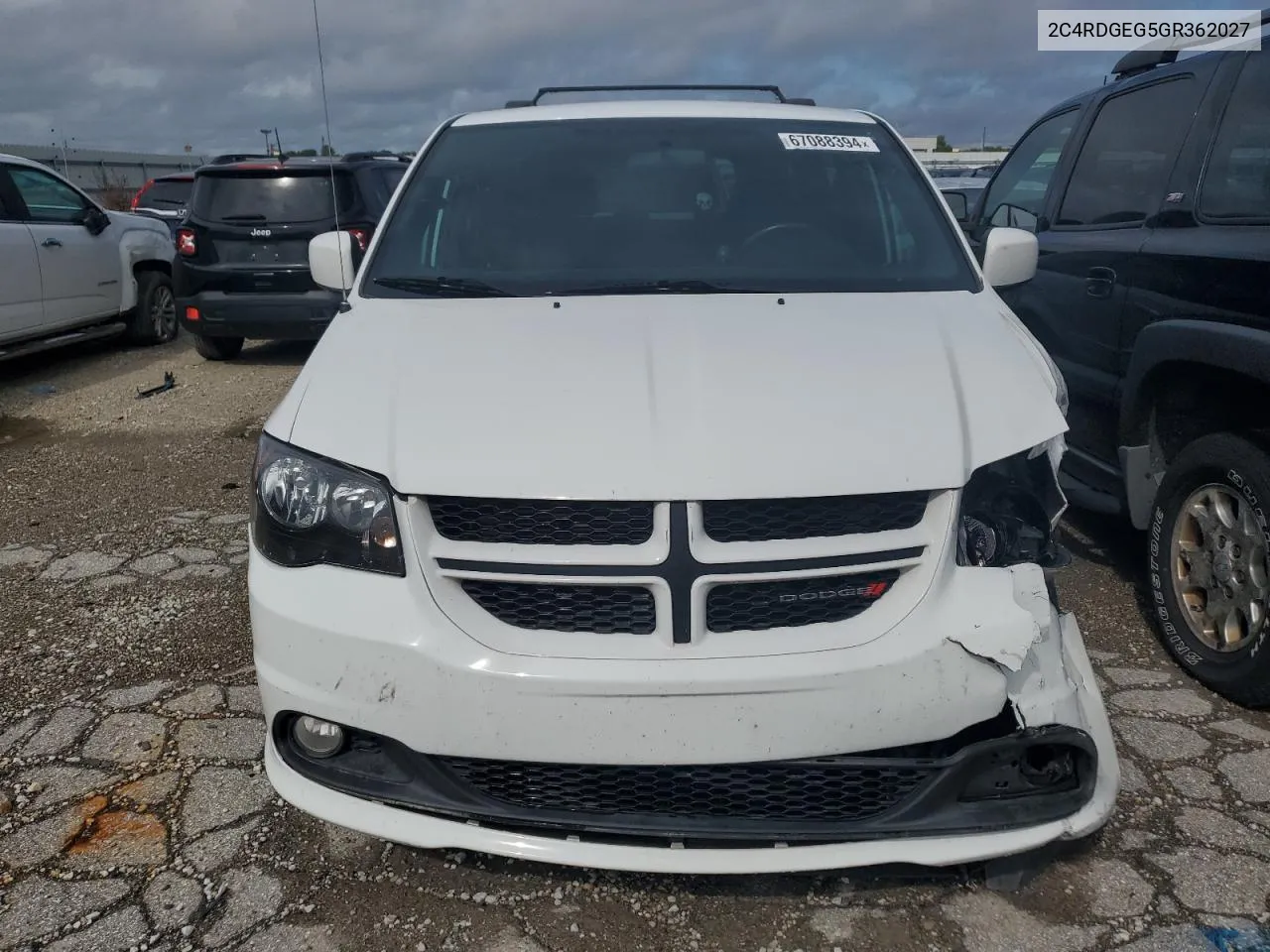 2016 Dodge Grand Caravan R/T VIN: 2C4RDGEG5GR362027 Lot: 67088394