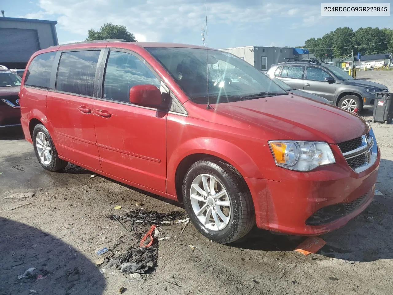 2016 Dodge Grand Caravan Sxt VIN: 2C4RDGCG9GR223845 Lot: 67155724