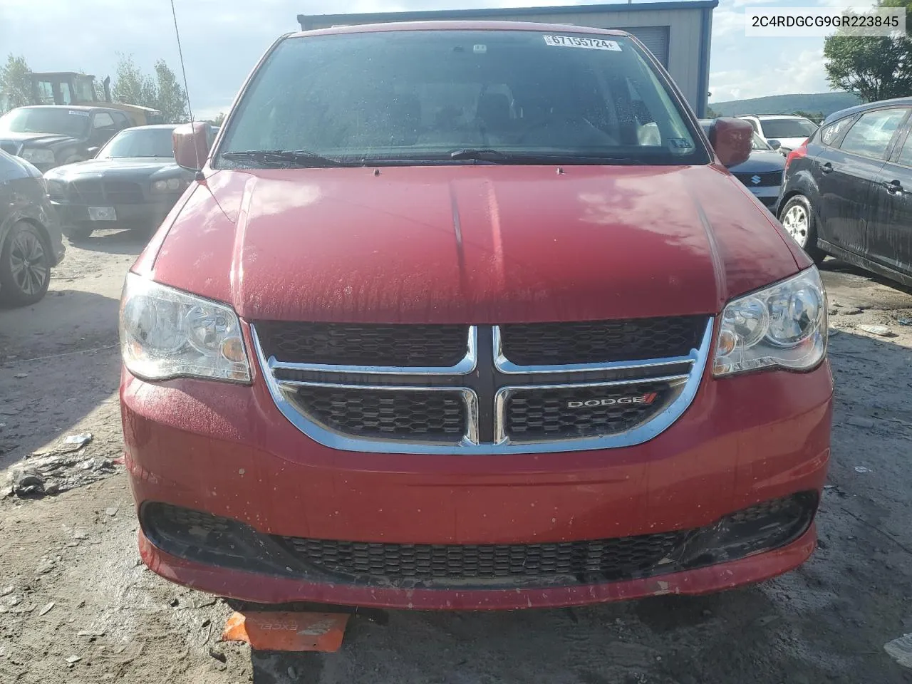 2016 Dodge Grand Caravan Sxt VIN: 2C4RDGCG9GR223845 Lot: 67155724