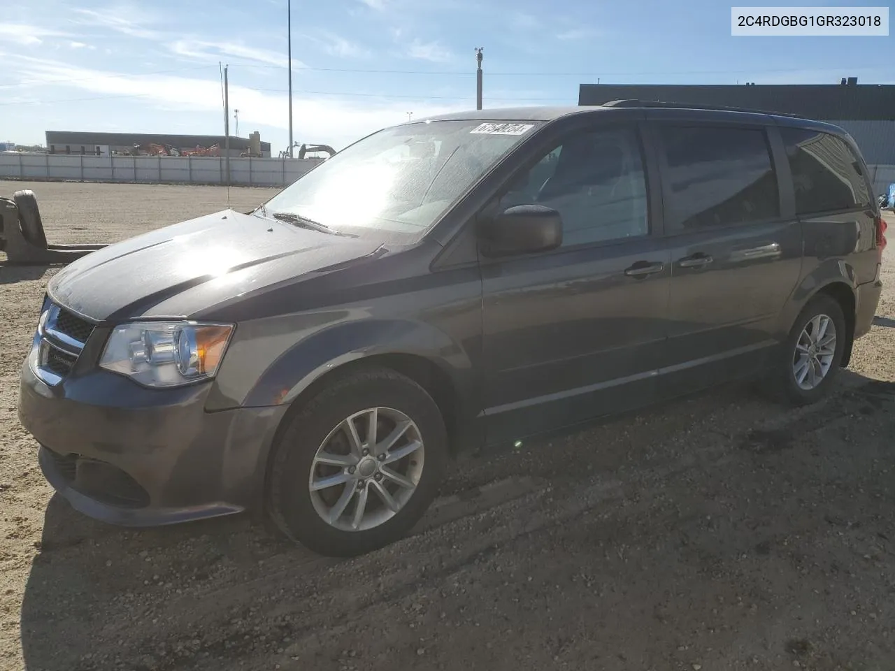 2016 Dodge Grand Caravan Se VIN: 2C4RDGBG1GR323018 Lot: 67543254