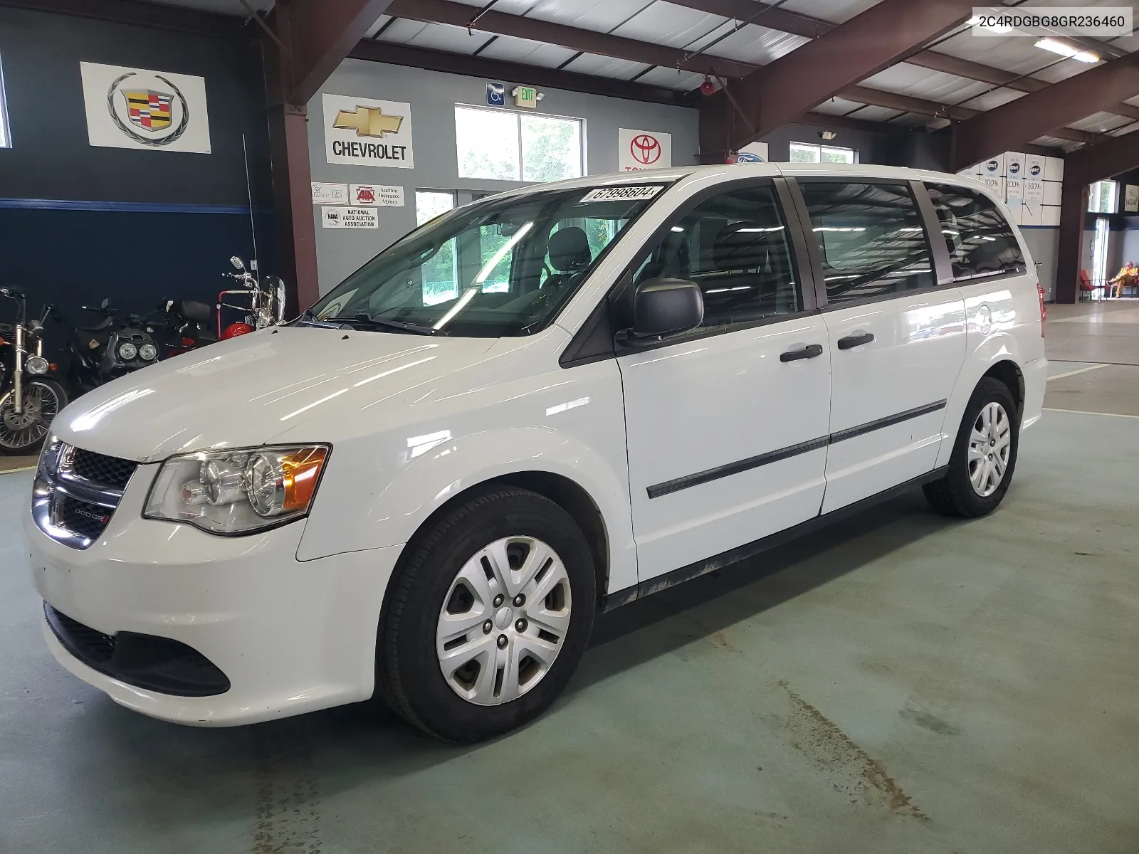 2016 Dodge Grand Caravan Se VIN: 2C4RDGBG8GR236460 Lot: 67998604