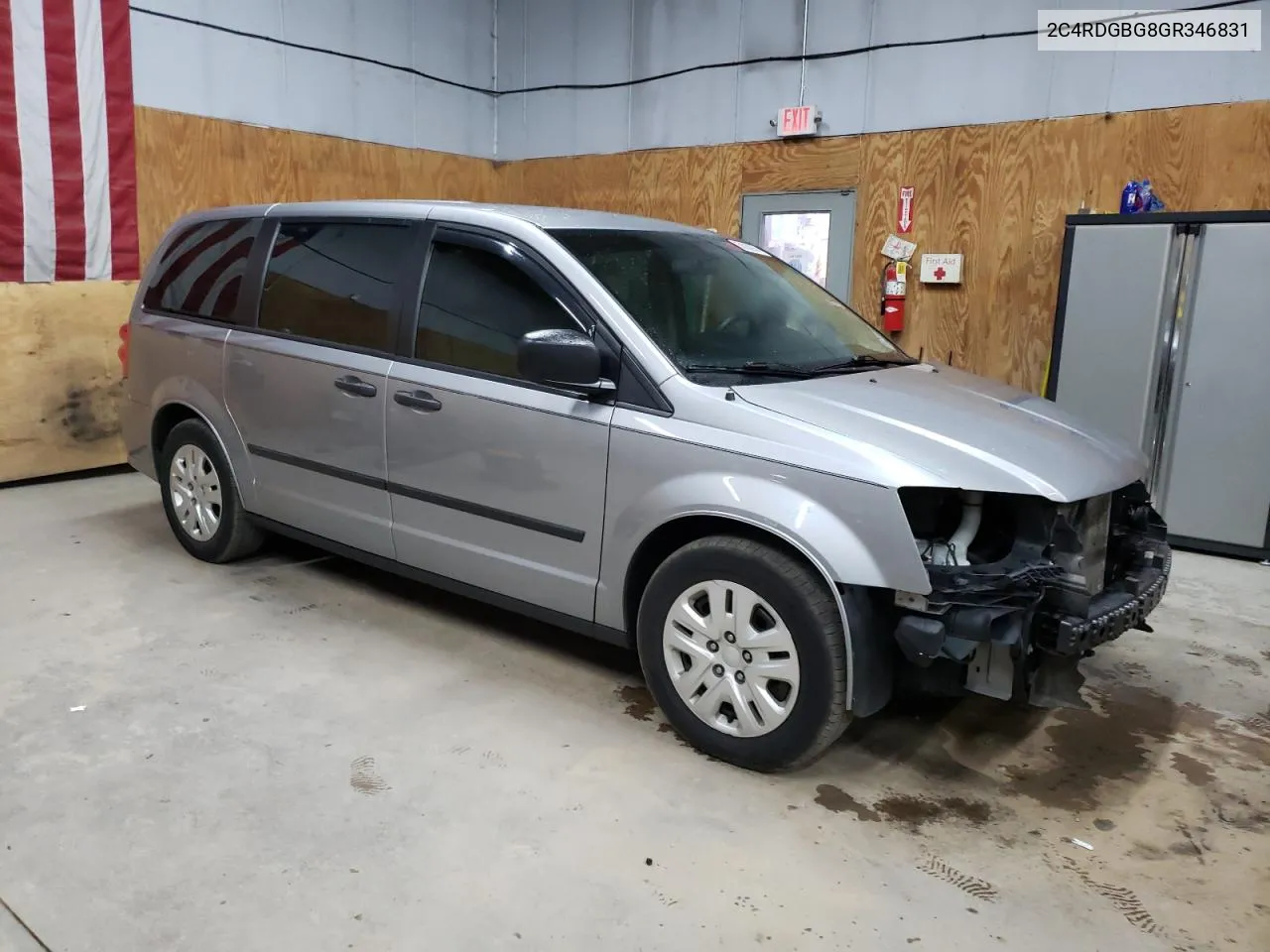 2C4RDGBG8GR346831 2016 Dodge Grand Caravan Se