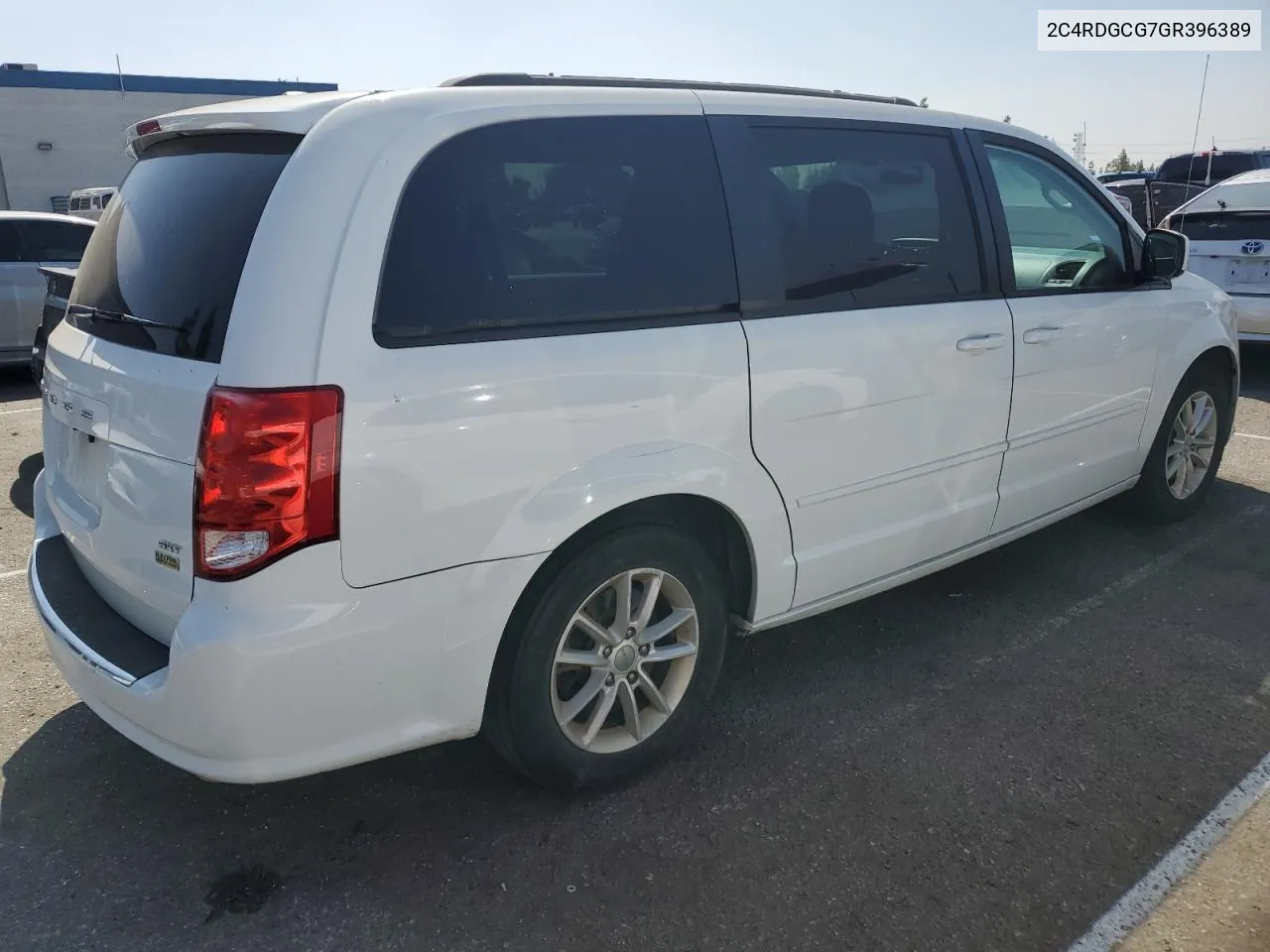 2C4RDGCG7GR396389 2016 Dodge Grand Caravan Sxt