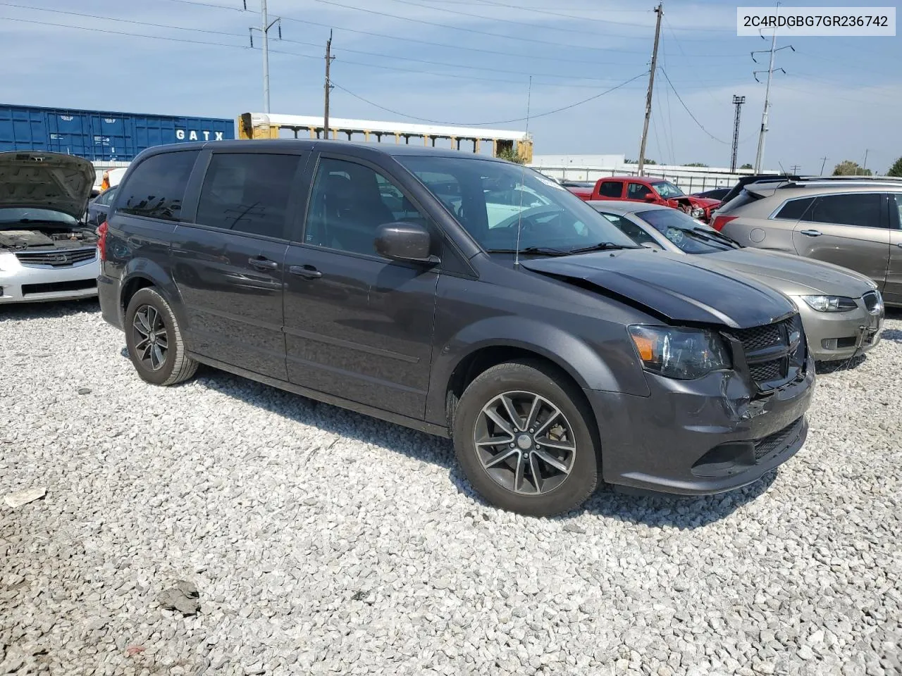 2016 Dodge Grand Caravan Se VIN: 2C4RDGBG7GR236742 Lot: 68474524