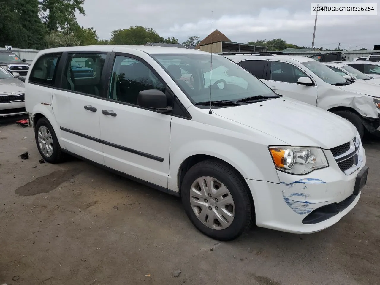 2016 Dodge Grand Caravan Se VIN: 2C4RDGBG1GR336254 Lot: 68509264