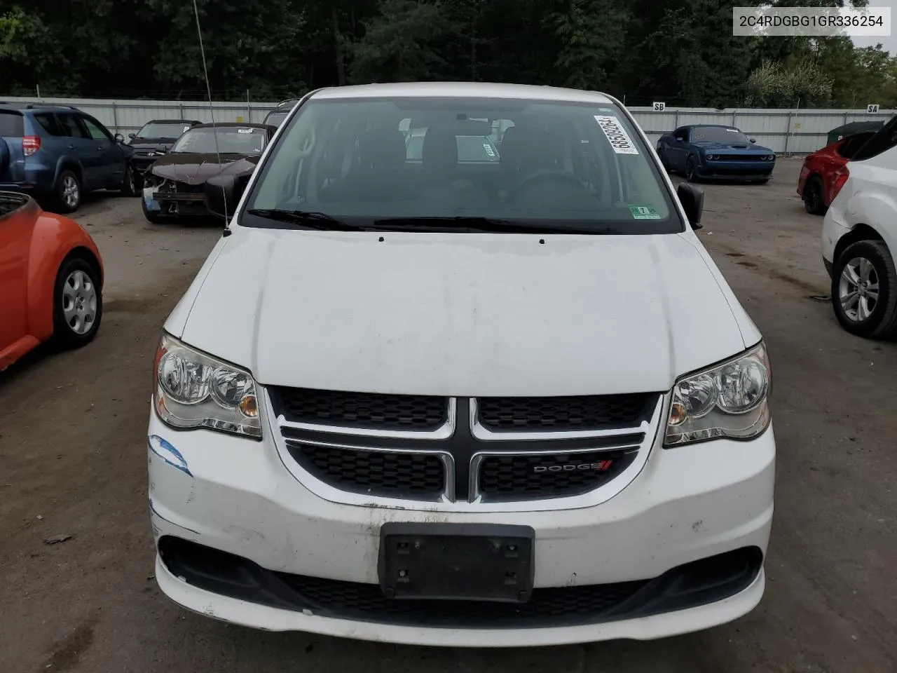 2016 Dodge Grand Caravan Se VIN: 2C4RDGBG1GR336254 Lot: 68509264