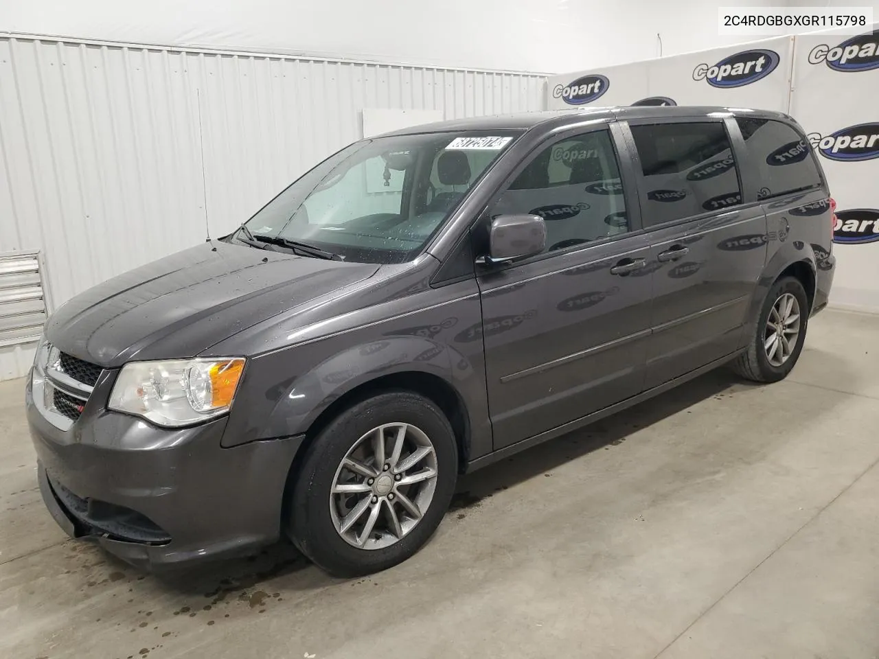 2C4RDGBGXGR115798 2016 Dodge Grand Caravan Se