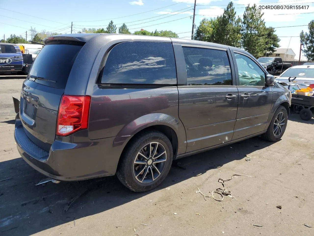 2016 Dodge Grand Caravan Se VIN: 2C4RDGBG7GR155417 Lot: 68804064