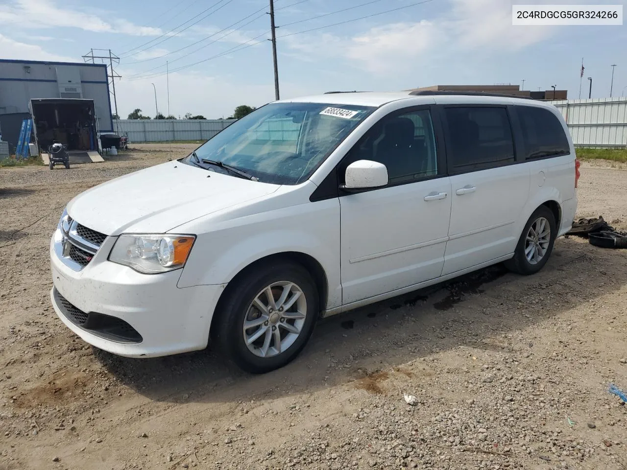 2C4RDGCG5GR324266 2016 Dodge Grand Caravan Sxt