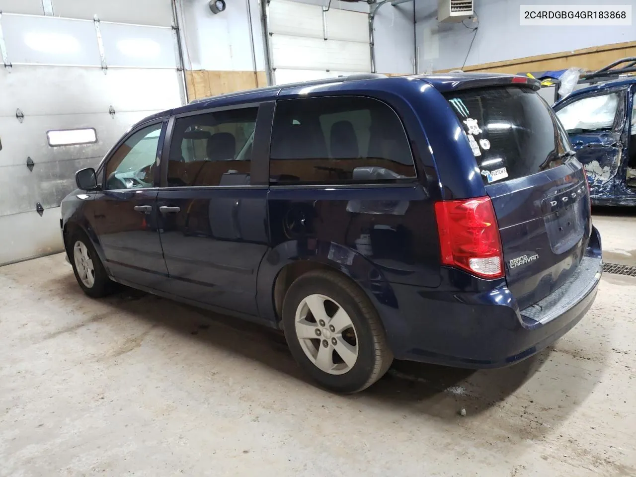 2016 Dodge Grand Caravan Se VIN: 2C4RDGBG4GR183868 Lot: 68898884