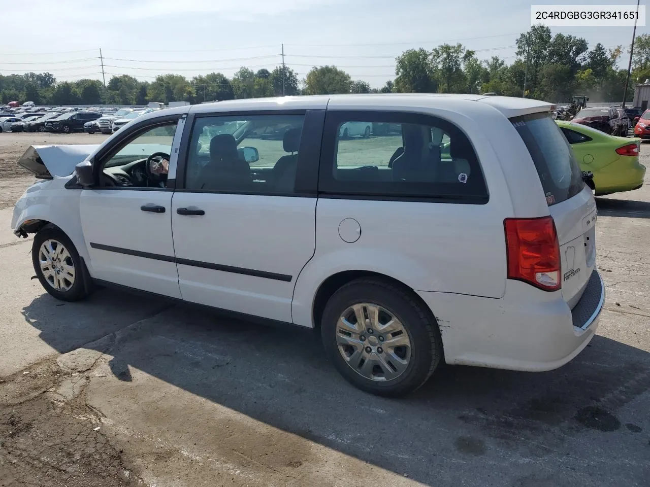 2016 Dodge Grand Caravan Se VIN: 2C4RDGBG3GR341651 Lot: 69057034