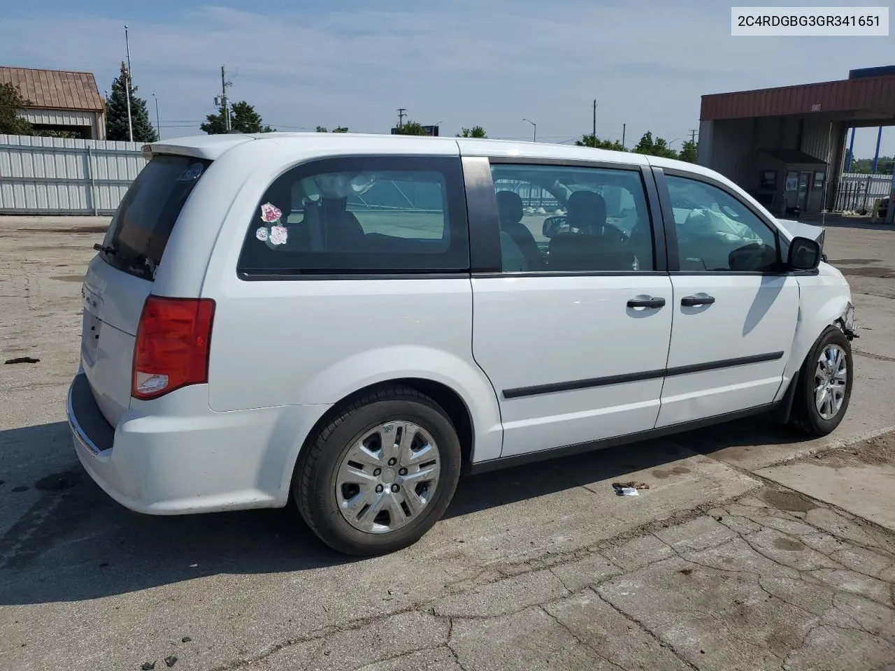 2016 Dodge Grand Caravan Se VIN: 2C4RDGBG3GR341651 Lot: 69057034